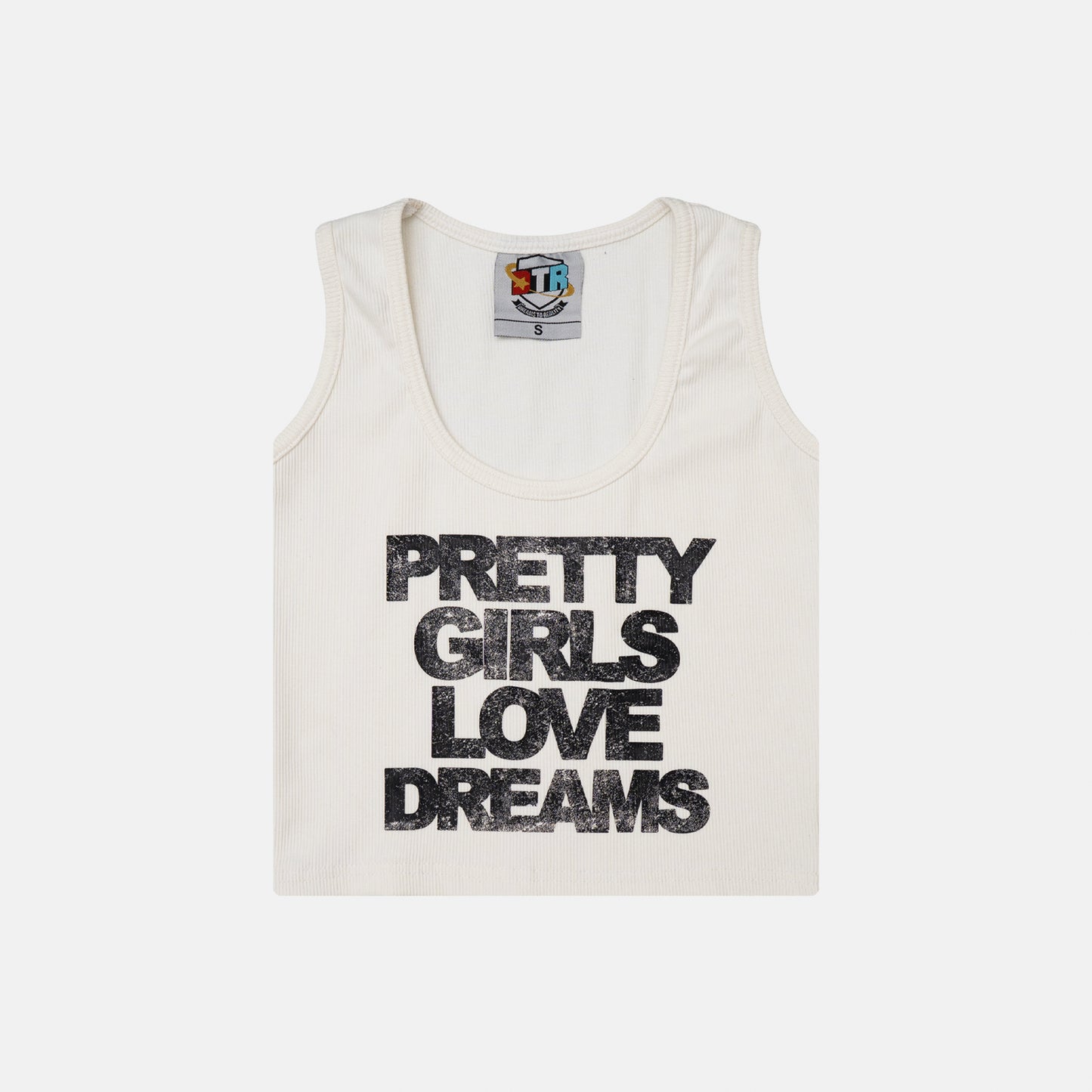 "Turn His Dreams" Tank Top - White