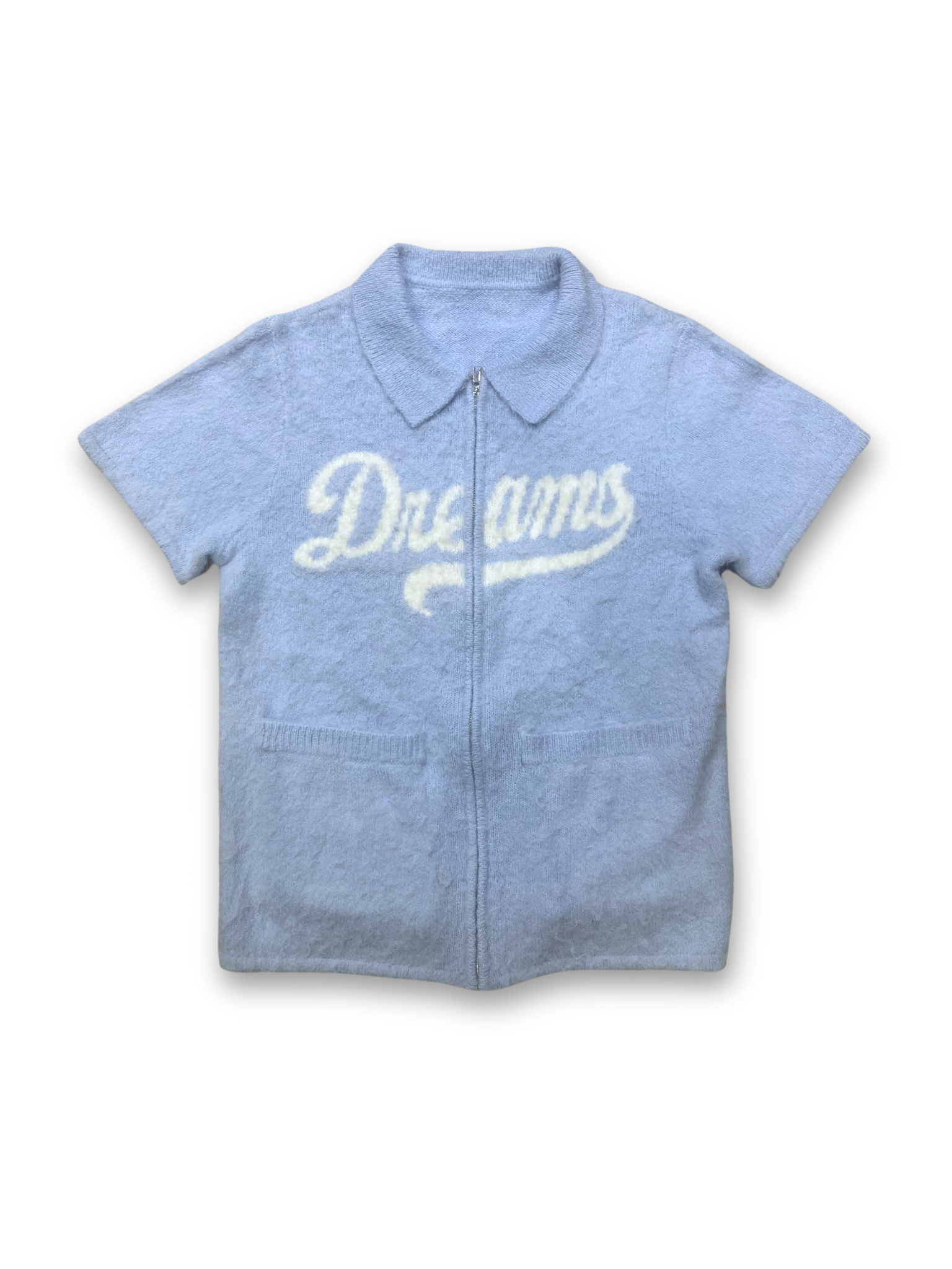 MOHAIR TOP - BLUE