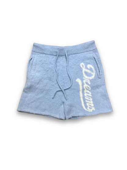 MOHAIR SHORTS - BLUE