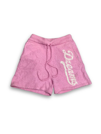 MOHAIR SHORTS - PINK